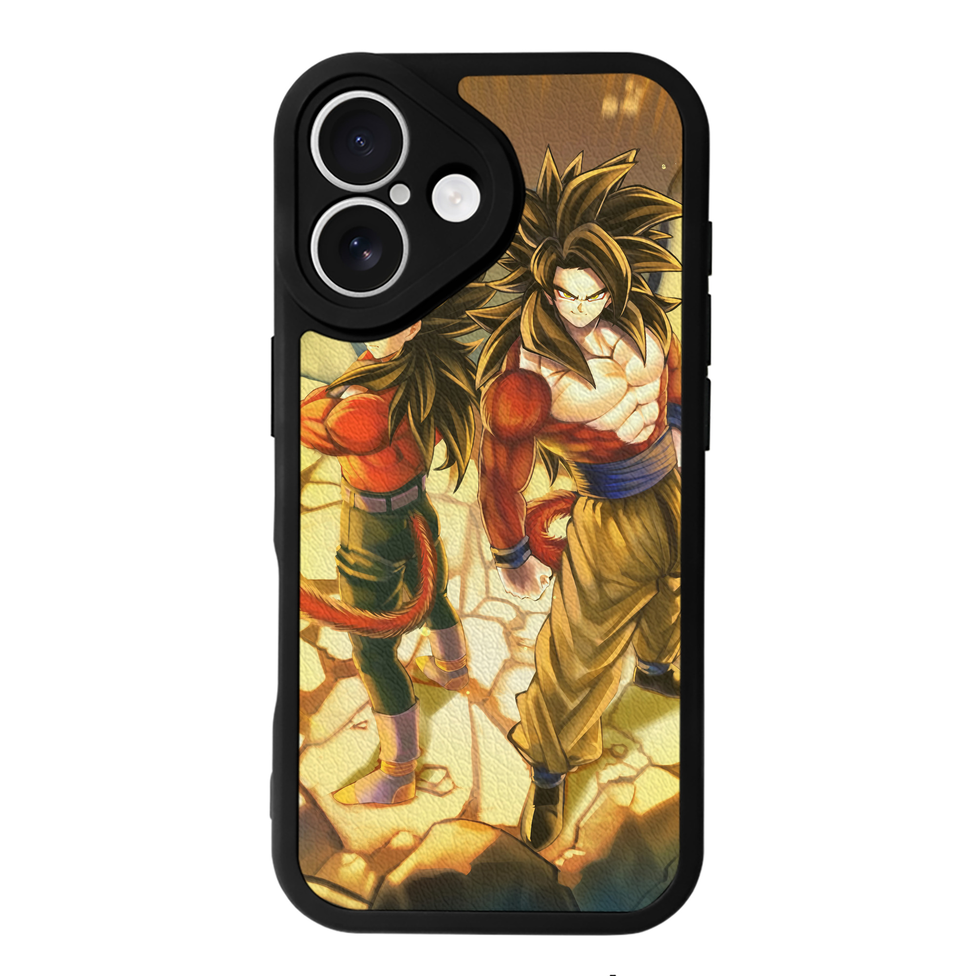 （画像用） ドラゴンボール DRAGON BALL 【iPhone 16シリーズ対応】シリコンスマホケース（レザー調） 材質：シリコン